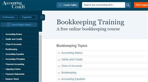 accounting tutorials online free